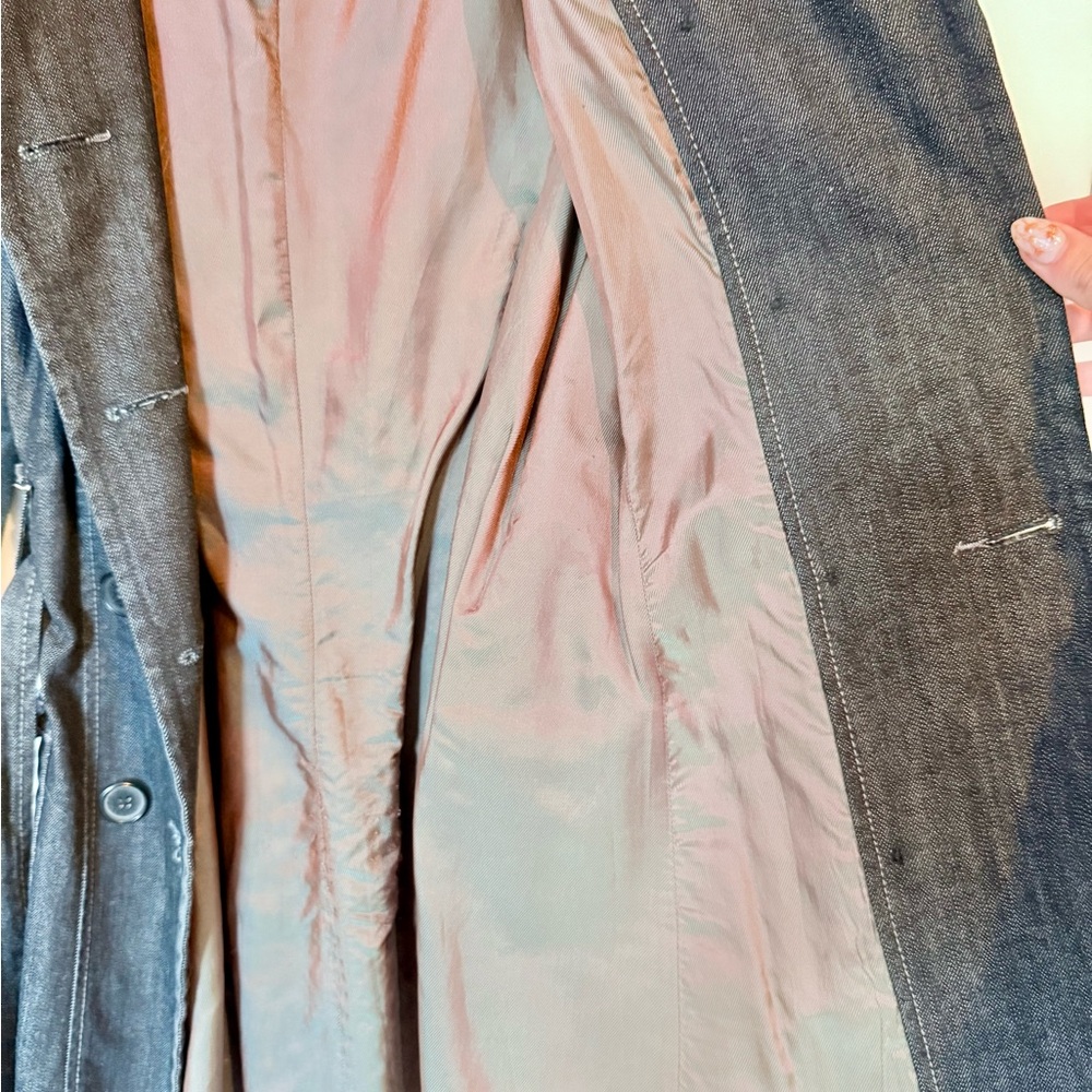 Armani Exchange (AX) Women's Denim Trench Coat - small - Picture 7 of 7
